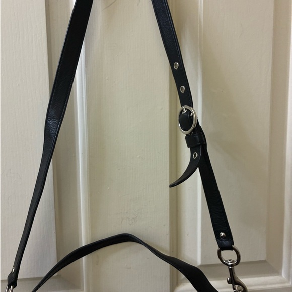 COACH ZOE SIGNATURE CONVERTIBLE HOBO BAG BLACK - Picture 10 of 13